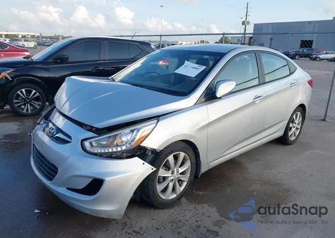 2014 Hyundai Accent Gls z USA, uszkodzony, nr VIN KMHCU4AEXEU751105